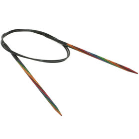 Lana Grossa Aiguille circulaire design en bois Multicolor N° 4,0/80cm