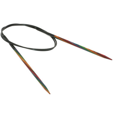 Lana Grossa Aiguille circulaire design en bois Multicolor N° 4,0/80cm