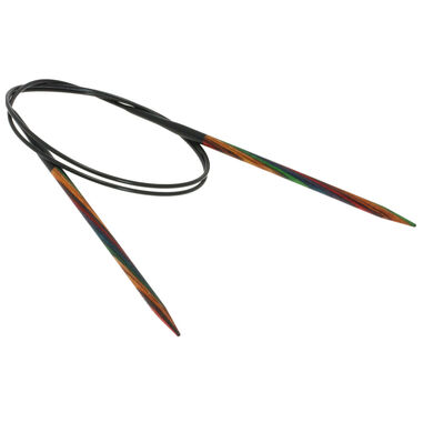 Lana Grossa Aiguille circulaire design en bois Multicolor N° 4,5/80cm