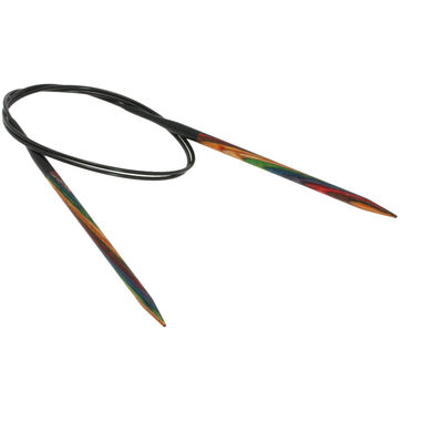 Lana Grossa Aiguille circulaire design en bois Multicolor N° 5,0/80cm