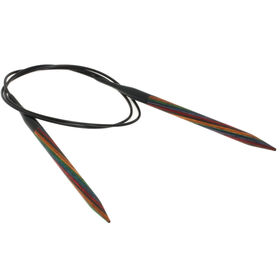 Lana Grossa Aiguille circulaire design en bois Color N° 6,5/80cm
