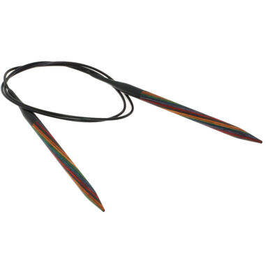 Lana Grossa Aiguille circulaire design en bois Multicolor N° 6,5/80cm