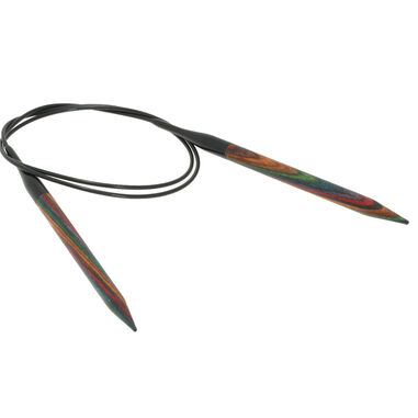 Lana Grossa Aiguille circulaire design en bois Multicolor N° 7,0/80cm