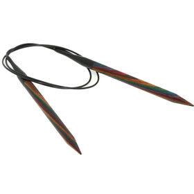 Lana Grossa Aiguille circulaire design en bois Multicolor N° 8,0/80cm