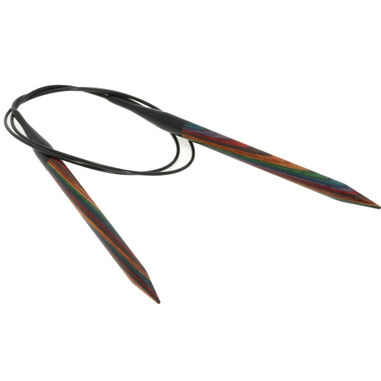 Lana Grossa Aiguille circulaire design en bois Multicolor N° 8,0/80cm