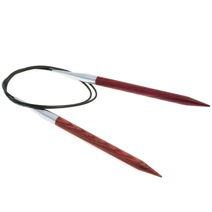 Lana Grossa Aiguille circulaire design en bois Color N° 8/80cm