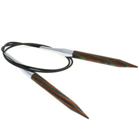 Lana Grossa Aiguille circulaire design en bois Color N° 9/80cm