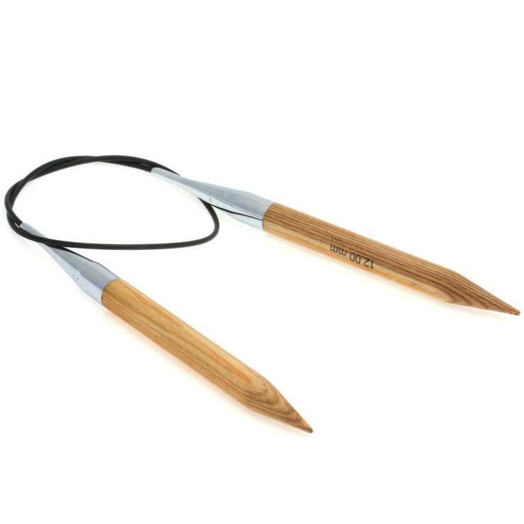 Lana Grossa Aiguille circulaire design en bois Natur N°12/60cm