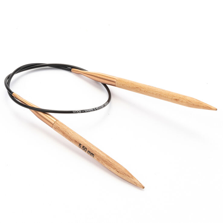 Lana Grossa Aiguille circulaire hêtre N° 5,5/40cm