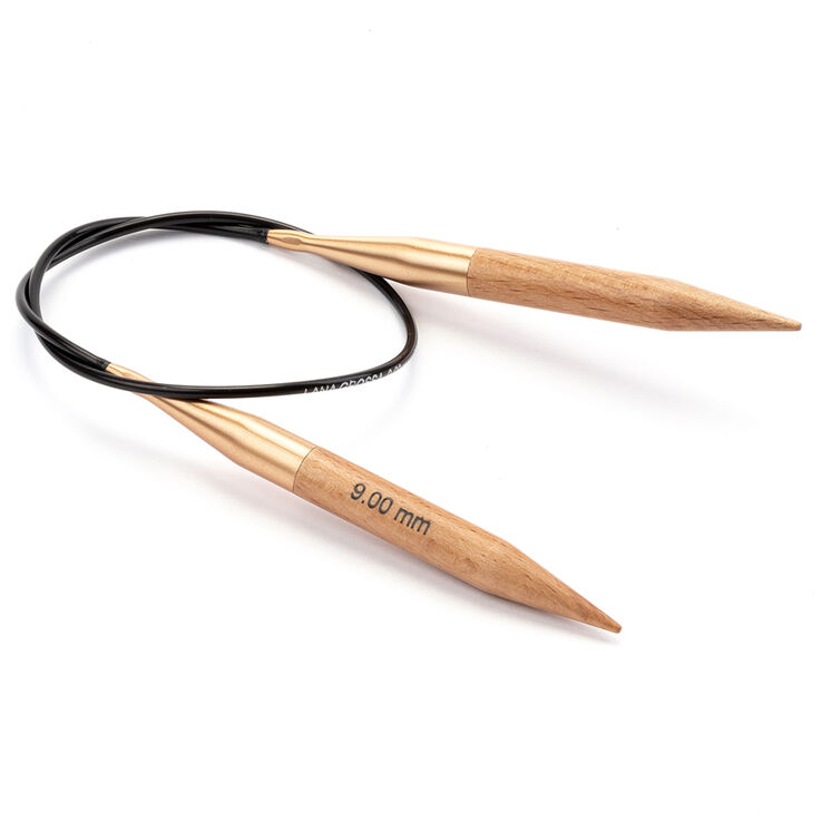 Lana Grossa Aiguille circulaire hêtre N° 9,0/50cm