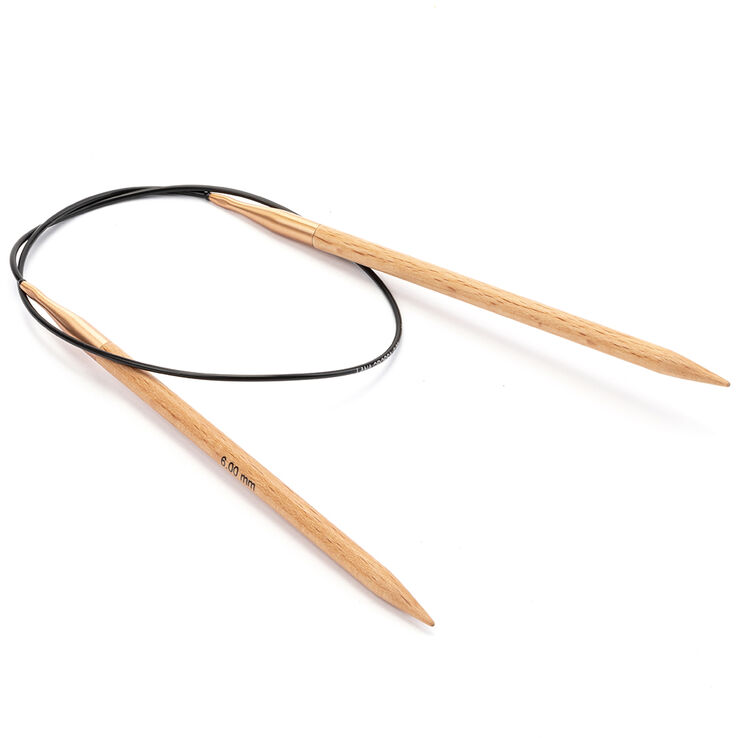 Lana Grossa Aiguille circulaire hêtre N° 6,0/60cm