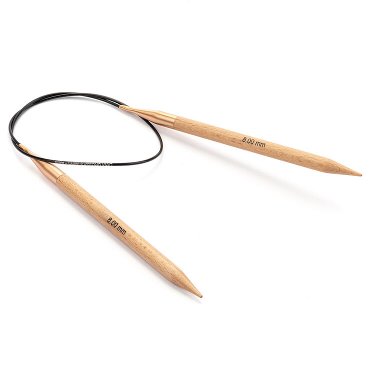 Lana Grossa Aiguille circulaire hêtre N° 8,0/60cm