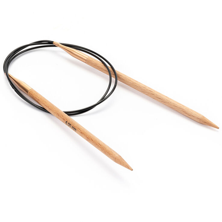 Lana Grossa Aiguille circulaire hêtre N° 6,0/80cm