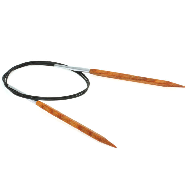 Lana Grossa Aiguille circulaire design en bois Quattro N° 6/80cm