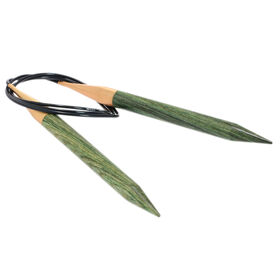Lana Grossa Aiguille circulaire design en bois Signal N° 12/100cm