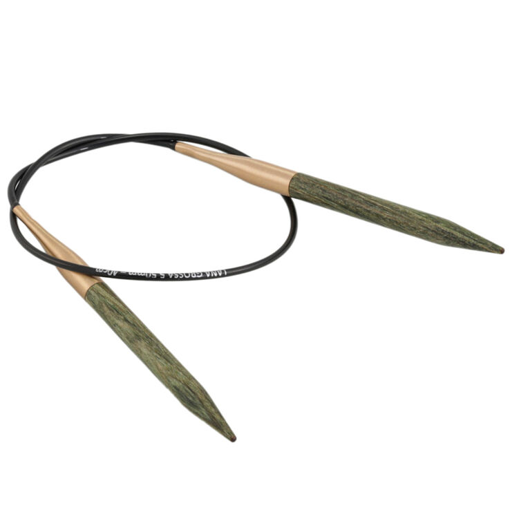 Lana Grossa Aiguille circulaire design en bois Signal N° 5,5/40cm