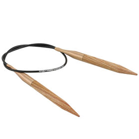 Lana Grossa Aiguille circulaire design en bois Signal N° 6,5/40cm