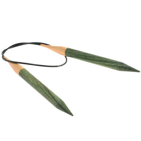 Lana Grossa Aiguille circulaire design en bois Signal N°12/60cm