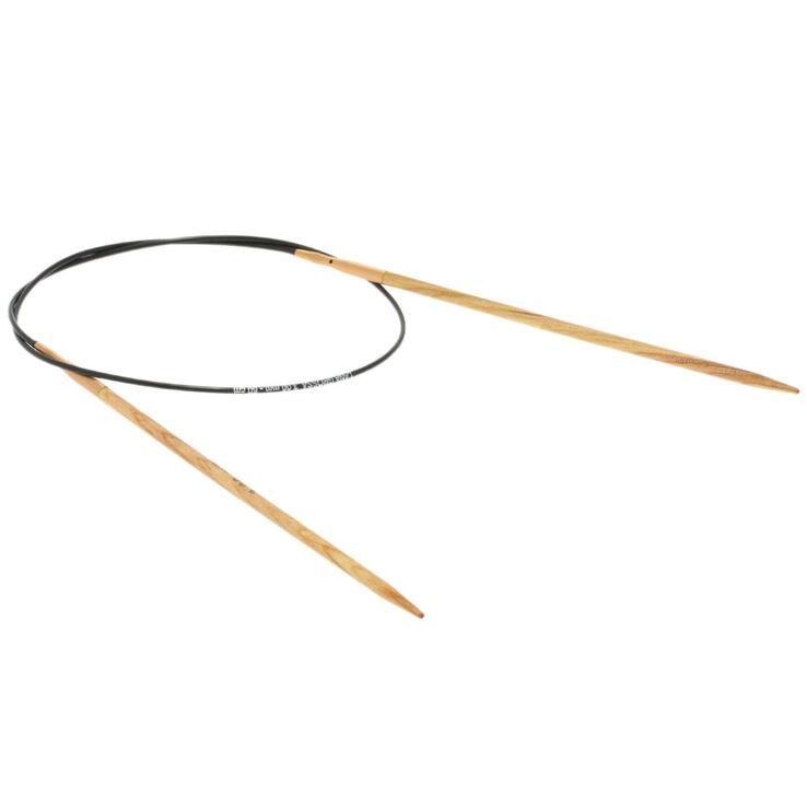 Lana Grossa Aiguille circulaire design en bois Signal N° 3/60cm
