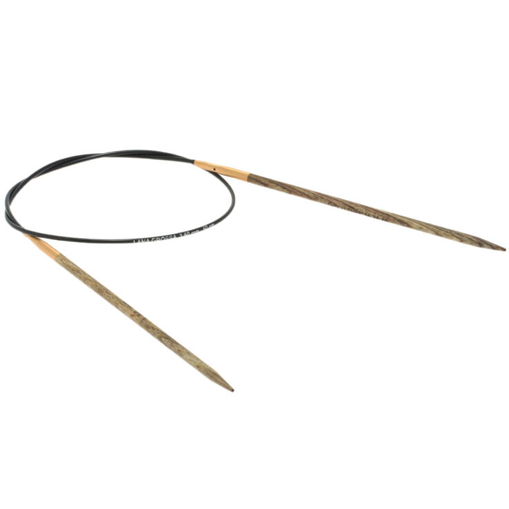 Lana Grossa Aiguille circulaire design en bois Signal N° 3,5/60cm