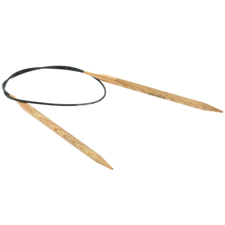Lana Grossa Aiguille circulaire design en bois Signal N° 6/60cm