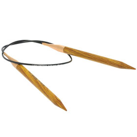 Lana Grossa Aiguille circulaire design en bois Signal N° 9/60cm