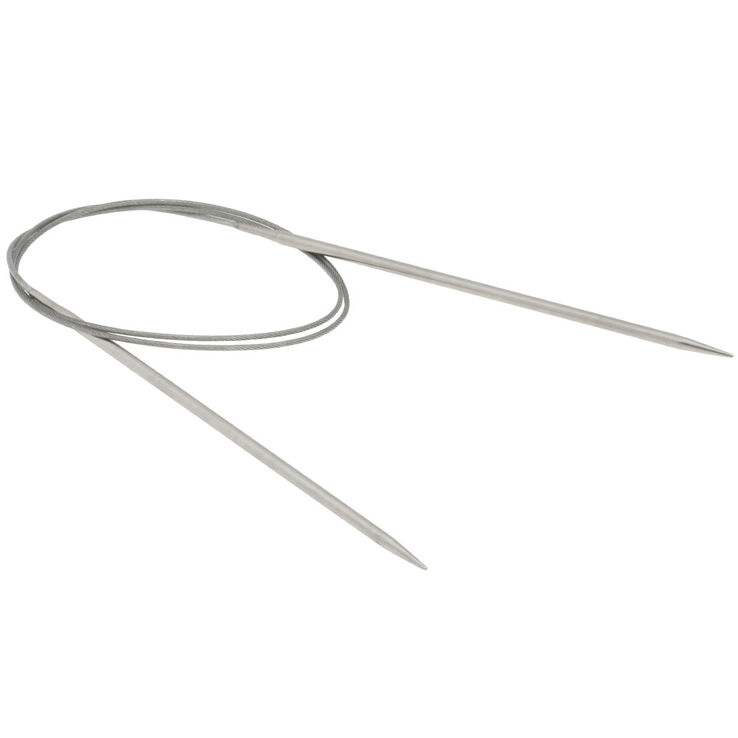 Lana Grossa Aiguille circulaire acier inoxydable N° 3,0/100cm