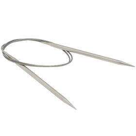 Lana Grossa Aiguille circulaire acier inoxydable N° 5,0/100cm