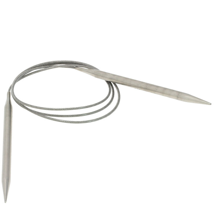 Lana Grossa Aiguille circulaire acier inoxydable N° 6,0/100cm