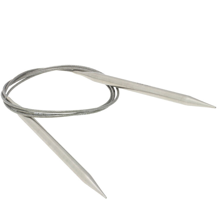 Lana Grossa Aiguille circulaire acier inoxydable N° 6,5/100cm