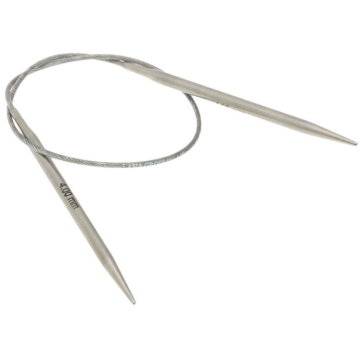 Lana Grossa Aiguille circulaire acier inoxydable N° 4,0/40cm