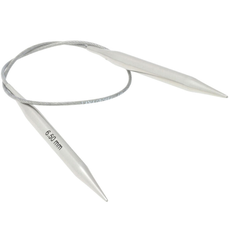 Lana Grossa Aiguille circulaire acier inoxydable N° 6,5/40cm