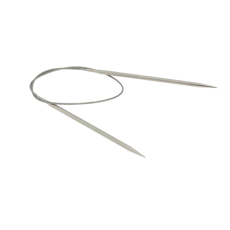 Lana Grossa Aiguille circulaire acier inoxydable N° 4,5/60cm