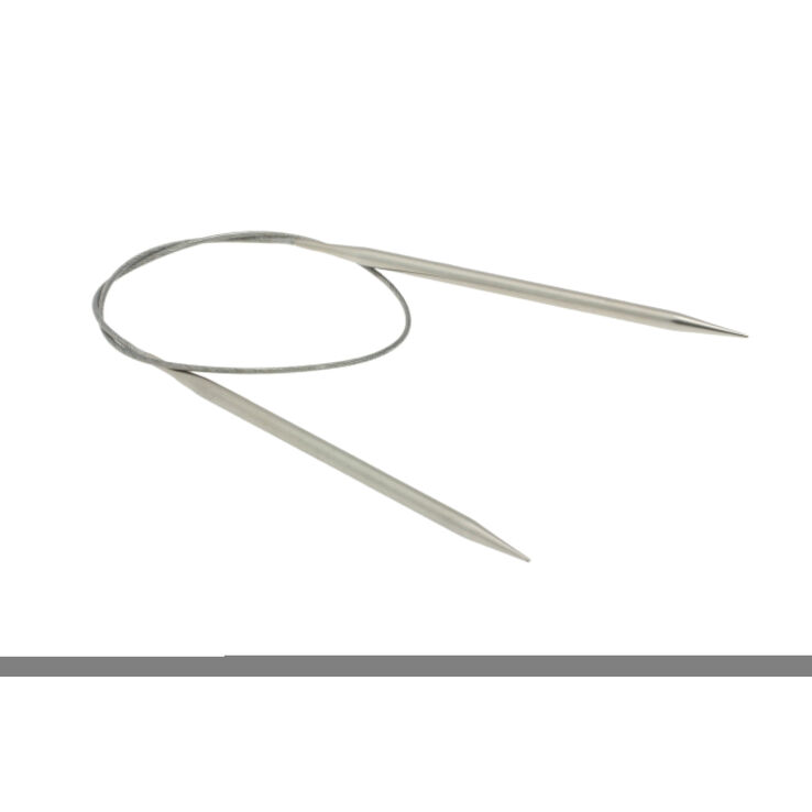 Lana Grossa Aiguille circulaire acier inoxydable N° 5,0/60cm