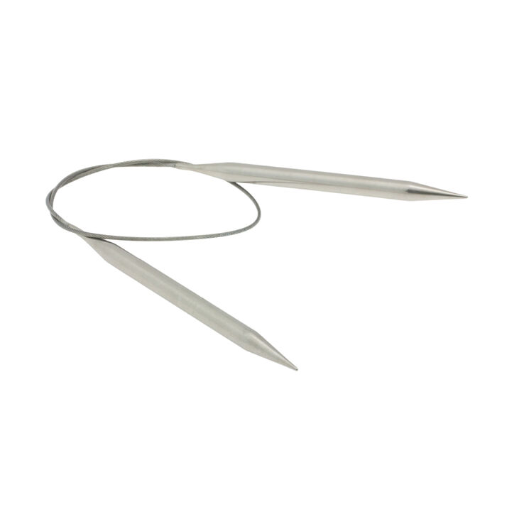 Lana Grossa Aiguille circulaire acier inoxydable N° 8,0/60cm