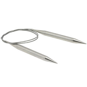 Lana Grossa Aiguille circulaire acier inoxydable N° 10,0/80cm