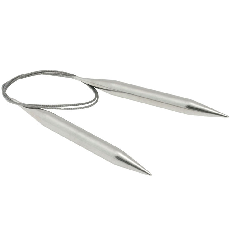 Lana Grossa Aiguille circulaire acier inoxydable N° 12,0/80cm