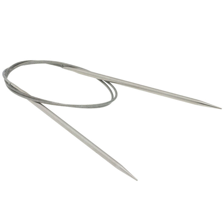 Lana Grossa Aiguille circulaire acier inoxydable N° 4,0/80cm