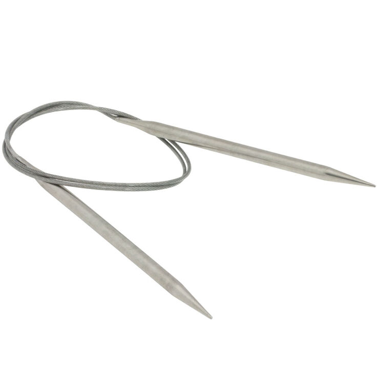 Lana Grossa Aiguille circulaire acier inoxydable N° 6,5/80cm