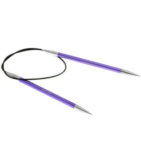 Lana Grossa Aiguille circulaire aluminium Rainbow N° 6,0/40cm