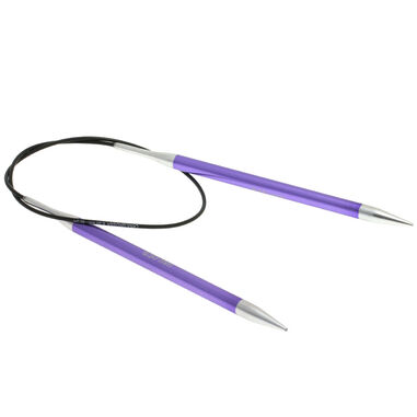 Lana Grossa Aiguille circulaire aluminium Rainbow N° 6,5/40cm
