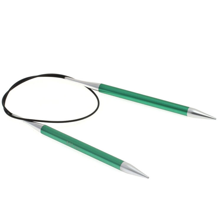 Lana Grossa Aiguille circulaire aluminium Rainbow N° 8,0/60cm