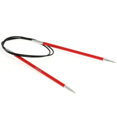 Lana Grossa Aiguille circulaire aluminium Rainbow N° 4,5/80cm