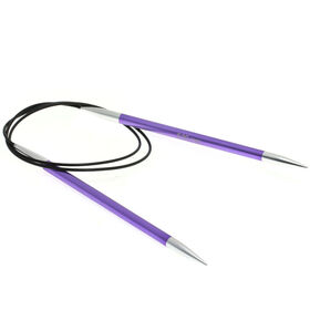 Lana Grossa Aiguille circulaire aluminium Rainbow N° 6,0/100cm