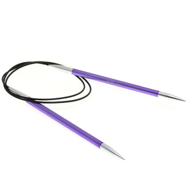 Lana Grossa Aiguille circulaire aluminium Rainbow N° 6,0/80cm
