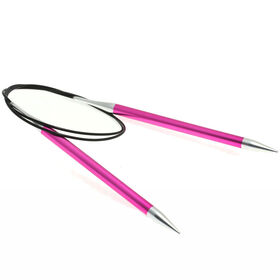 Lana Grossa Aiguille circulaire aluminium Rainbow N° 7,0/100cm