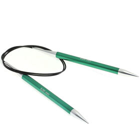 Lana Grossa Aiguille circulaire aluminium Rainbow N° 8,0/100cm
