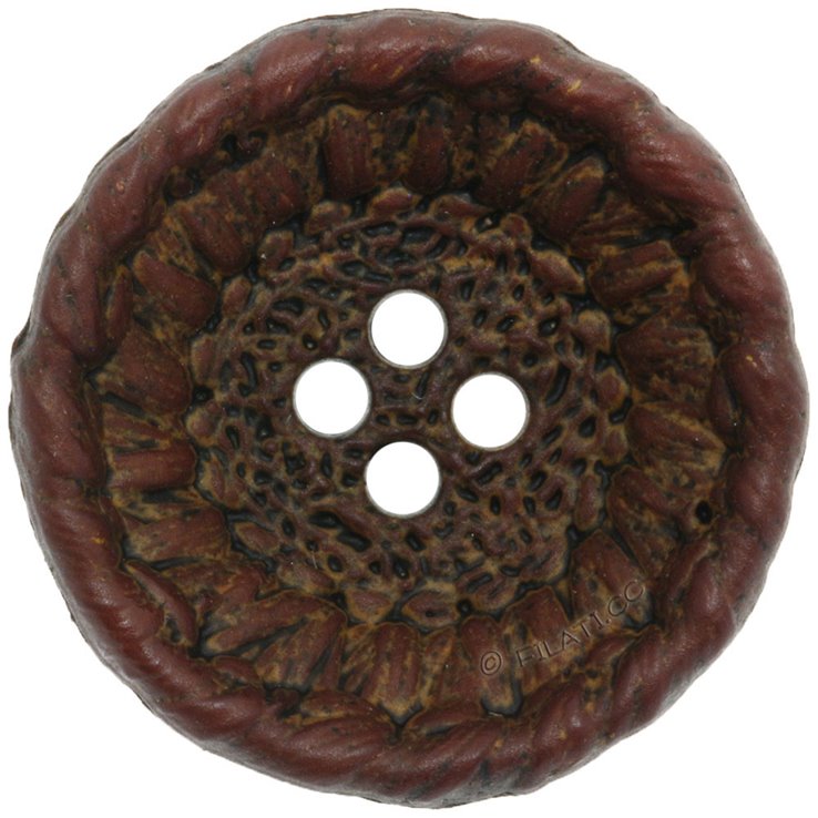 UNION KNOPF 452554/28mm | 20-brun foncé