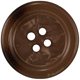 Lana Grossa Bouton 4 trous 28mm | 20-brun