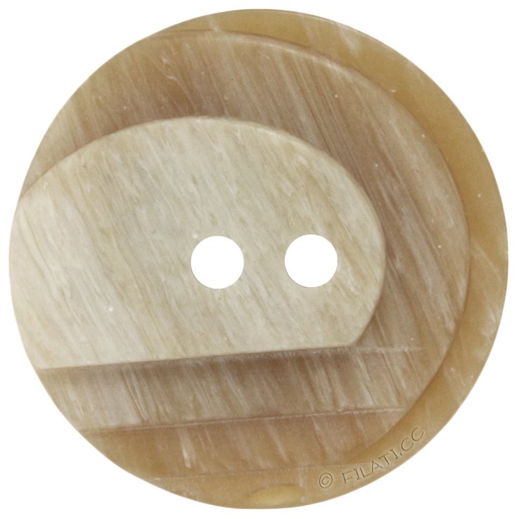 UNION KNOPF 45755/23mm | 16-beige brun